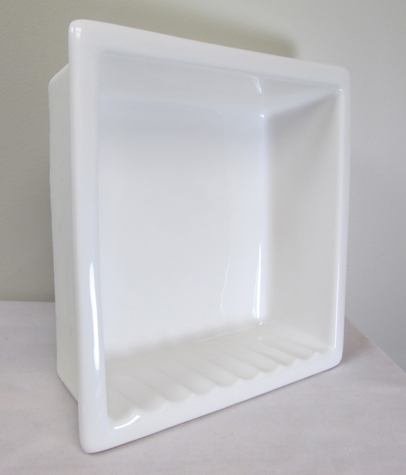 Recessed Shampoo Soap Porcelain Made in the US 